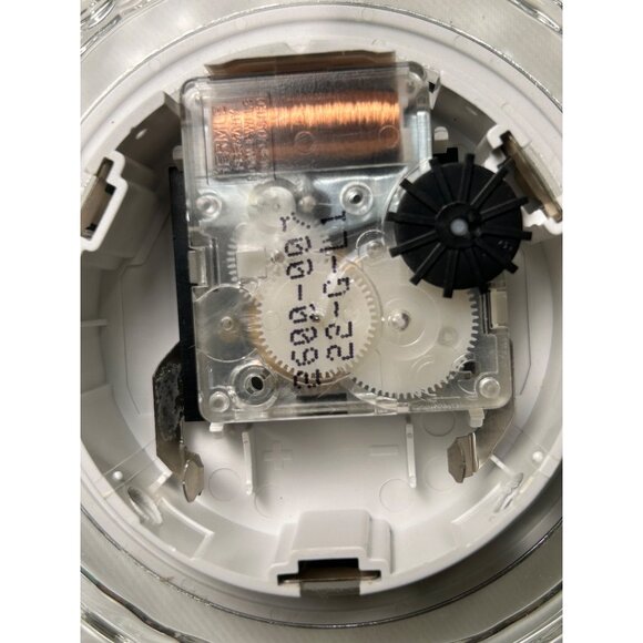 Mikasa Carmen Crystal Floral Desk Clock 6 1/4" Battery Operated Germany #1118/6 - Picture 9 of 14